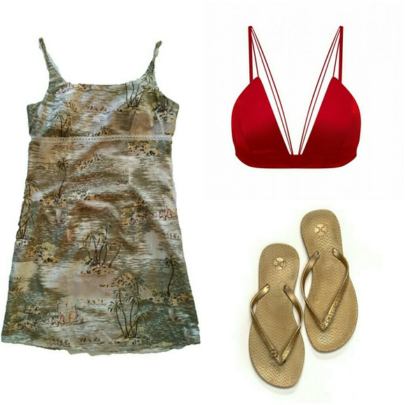 No Boundaries Dresses & Skirts - PRICE⬇Vacation Vibes Palmtree Print Tank Dress